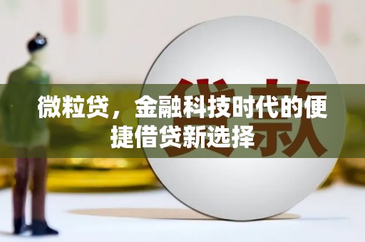五指山微粒贷，金融科技时代的便捷借贷新选择